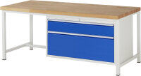RAU Werkbank 8356A1, B2000xT900xH840mm, 2xSchublade-VA,...