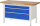 RAU Werkbank höhenverstellbar 8359A2, B1500xT700xH840-1040mm, 3xSchublade-VA, 13-8359A2-157B4H.11
