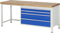 RAU Werkbank 8361A1, B2000xT700xH840mm, 4xSchublade-VA,...