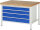 RAU Werkbank höhenverstellbar 8362A2, B1250xT900xH840-1040mm, 4xSchublade-VA, 13-8362A2-129B4H.11