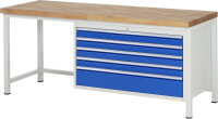 RAU Werkbank 8368A1, B2000xT700xH840mm, 5xSchublade-VA,...