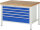 RAU Werkbank höhenverstellbar 8368A2, B1250xT900xH840-1040mm, 5xSchublade-VA, 13-8368A2-129B4H.11