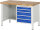 RAU Werkbank 8454A2, B1250xT700xH840mm, 5xSchublade-VA, 13-8454A2-127B4S.11