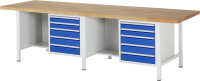 RAU Werkbank höhenverstellbar 8454A2,...