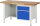 RAU Werkbank 8455A2, B1500xT700xH840mm, 1xSchublade-VA, 1xTür, 13-8455A2-157B4S.11
