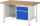 RAU Werkbank höhenverstellbar 8455A2, B1500xT900xH840-1040mm, 1xSchublade-VA, 1xTür, 13-8455A2-159B4H.11
