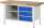 RAU Werkbank 8462A2, B1500xT700xH840mm, 3xSchublade-VA, 13-8462A2-157B4S.11