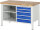 RAU Werkbank 8464A2, B1250xT700xH840mm, 4xSchublade-VA, 13-8464A2-127B4S.11