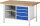 RAU Werkbank 8464A2, B1500xT900xH840mm, 4xSchublade-VA, 13-8464A2-159B4S.11