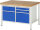 RAU Werkbank höhenverstellbar 8467A2, B1250xT900xH840-1040mm, 3xSchublade-VA, 2xTüren, 13-8467A2-129B4H.11