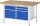 RAU Werkbank 8467A2, B1500xT900xH840mm, 3xSchublade-VA, 2xTüren, 13-8467A2-159B4S.11