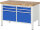 RAU Werkbank höhenverstellbar 8469A2, B1250xT700xH840-1040mm, 4xSchublade-VA, 2xTür, 13-8469A2-127B4H.11