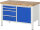 RAU Werkbank 8470A2, B1250xT700xH840mm, 4xSchublade-VA, 1xTür, 13-8470A2-127B4S.11