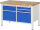 RAU Werkbank höhenverstellbar 8472A2, B1250xT700xH840-1040mm, 5xSchublade-VA, 13-8472A2-127B4H.11