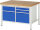 RAU Werkbank höhenverstellbar 8472A2, B1250xT900xH840-1040mm, 5xSchublade-VA, 13-8472A2-129B4H.11