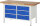 RAU Werkbank 8473A2, B1500xT700xH840mm, 6xSchublade-VA, 13-8473A2-157B4S.11
