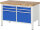 RAU Werkbank höhenverstellbar 8474A2, B1250xT700xH840-1040mm, 6xSchublade-VA, 13-8474A2-127B4H.11