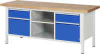 RAU Werkbank 8561A2, B2000xT700xH840mm, 2xSchublade-VA,...