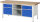 RAU Werkbank 8561A2, B2000xT700xH840mm, 2xSchublade-VA, 2xTür, 13-8561A2-207B4S.11