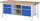 RAU Werkbank 8561A2, B2000xT900xH840mm, 2xSchublade-VA, 2xTür, 13-8561A2-209B4S.11