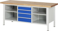 RAU Werkbank 8566A2, B2000xT700xH840mm, 4xSchublade-VA,...