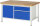 RAU Werkbank 8651A2, B1500xT900xH840mm, 2xSchublade-VA, 1xTür, 13-8651A2-159B4S.11