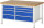RAU Werkbank 8654A2, B1500xT900xH840mm, 8xSchublade-VA, 13-8654A2-159B4S.11
