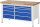 RAU Werkbank 8656A2, B1500xT700xH840mm, 10xSchublade-VA, 13-8656A2-157B4S.11