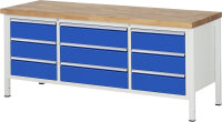 RAU Werkbank höhenverstellbar 8754A2,...