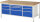 RAU Werkbank höhenverstellbar 8756A2, B2000xT900xH840-1040mm, 10xSchublade-VA, 13-8756A2-209B4H.11