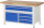 RAU Werkbank höhenverstellbar 8922A2, B1500xT700xH840-1040mm, 5xSchublade-VA, 1xTür, 13-8922A2-157B4H.11
