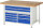 RAU Werkbank 8923A2, B1500xT900xH840mm, 9xSchublade-VA, 13-8923A2-159B4S.11