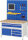RAU Werkbank 8932A2, B1250xT700xH840mm, 5xSchublade-VA, 1xTür, 13-8932A2-127B4S.11