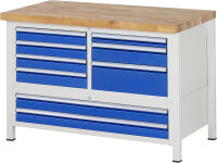 RAU Werkbank höhenverstellbar 8933A2,...