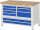 RAU Werkbank 8933A2, B1250xT700xH840mm, 9xSchublade-VA, 13-8933A2-127B4S.11