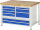 RAU Werkbank 8933A2, B1250xT900xH840mm, 9xSchublade-VA, 13-8933A2-129B4S.11