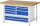 RAU Werkbank 8933A2, B1500xT900xH840mm, 9xSchublade-VA, 13-8933A2-159B4S.11