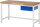 RAU Werkbank 8001I1, B1500xT700xH840-1040mm, 1xSchublade-TA, 03-8001I1-157R4H.11