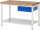 RAU Werkbank 8001I6, B1250xT700xH840-1040mm, Ablageboden Metall, 1xSchublade-TA, 03-8001I6-127R4H.11