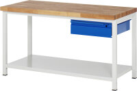 RAU Werkbank 8001I6, B1500xT700xH840mm, Ablageboden...
