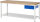 RAU Werkbank 8001I6, B2000xT700xH840mm, Ablageboden Metall, 1xSchublade-TA, 03-8001I6-207R4S.11