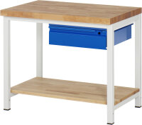 RAU Werkbank 8001I7, B1000xT700xH840mm, Ablageboden...