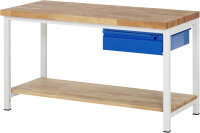 RAU Werkbank 8001I7, B1500xT700xH840mm, Ablageboden...