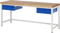 RAU Werkbank 8002I1, B2000xT700xH840mm, 2xSchublade-TA,...