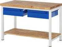 RAU Werkbank 8002I7, B1250xT700xH840mm, Ablageboden...