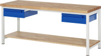 RAU Werkbank 8002I7, B2000xT700xH840-1040mm, Ablageboden...