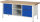 RAU Werkbank 8561I2, B2000xT700xH840-1040mm, 2xSchublade-TA, 2xTür, 03-8561I2-207R4H.11