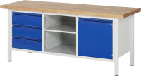 RAU Werkbank 8563I2, B2000xT700xH840-1040mm,...