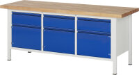 RAU Werkbank 8567I2, B2000xT700xH840mm, 3xSchublade-TA,...