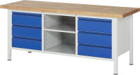 RAU Werkbank 8581I2, B2000xT700xH840-1040mm,...